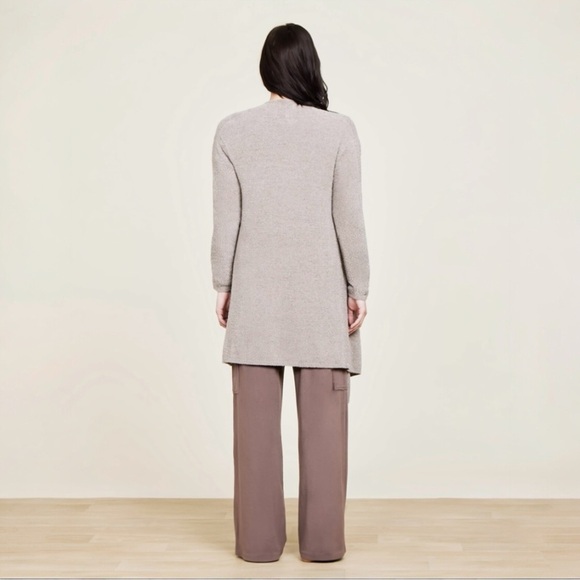 Barefoot Dreams Cozychic Lite Island Cardigan In Nickel Size XL - Picture 10 of 11